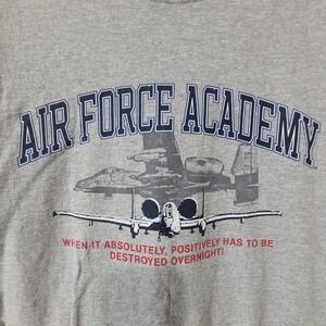 Jansport Air Force Academy A-10 Warthog Graphic T-Shirt Gray Mens L